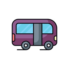 Bus vector icon