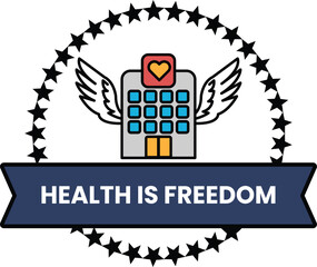 a hospital that says 