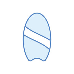 Surfboard vector icon