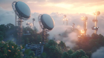 Signal transmission tower