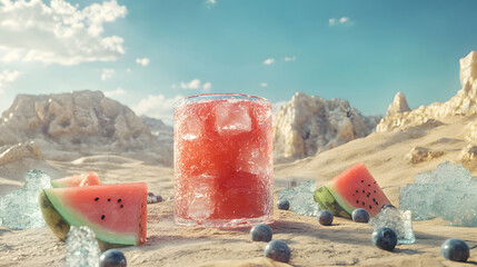 Thirst-quenching iced drinks