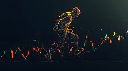 Financial economy stock market stockholders stock trading