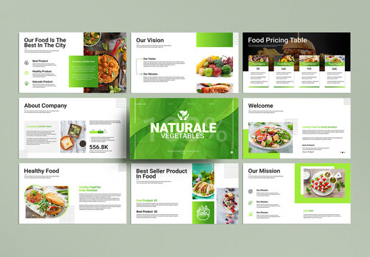 Naturale Vegetable Presentation Template