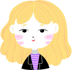 Blonde haired woman