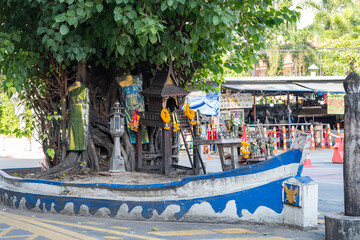 THAILAND PATTAYA NAKLUA SHRINE BOAT