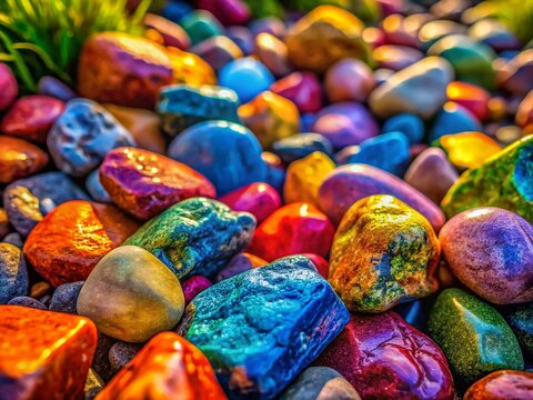 Colorful Rocks California Colourful Rock
