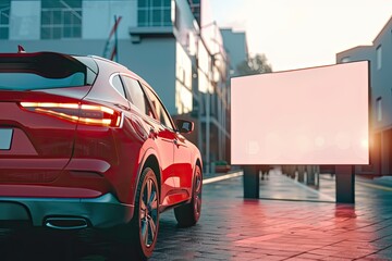 High Definition Image of Car Rental Promotion Social Media Instagram Post Banner Template