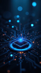 A digital representation of a CI/CD pipeline with Docker containers and Kubernetes orchestration, emphasizing DevOps practices.