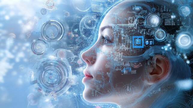 Artificial Intelligence on processor in computing system, AI powered technology, machine learning innovation