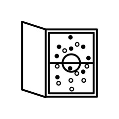 サッカーの作戦盤のアイコン