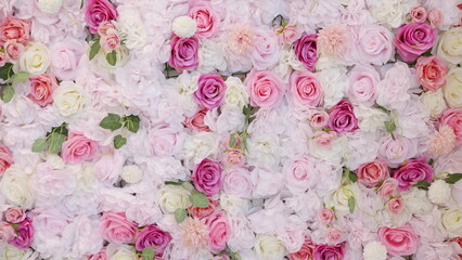 장미꽃 한가득 장식