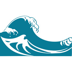 Seaside Serenade Coastal Wave Vector Set for Creative Works