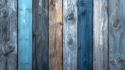 Obraz premium Colorful vertical wooden planks background texture