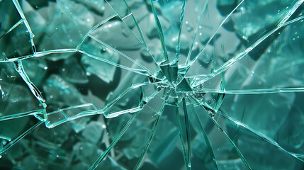 broken glass background