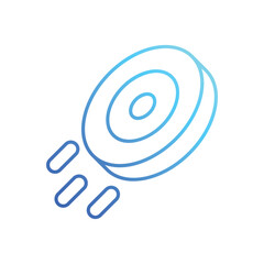 Frisbee vector icon