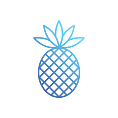 Pineapple vector icon