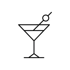 Cocktail vector icon