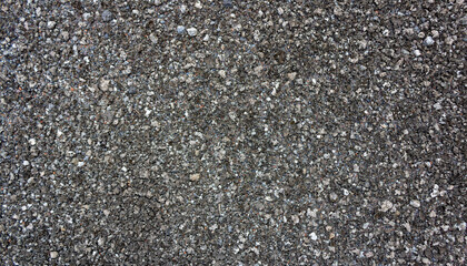 Dry Moss Dirt Crust Mixed with Sand on Concrete Surface