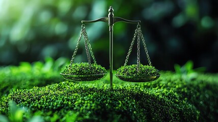 International environment Law. climate regulation concept. law principles of sustainable environmental conservation. environmental protection