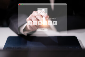 Password OTP verification code cybersecurity technology privacy safety protection concept