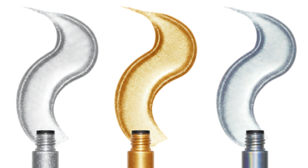 Metallic Shimmer Lip Gloss Tubes Elegant Silver Gold Beauty Product shiny cream style color swirl   