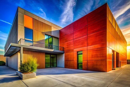 Smooth Concrete Facade: Modern Architectural Alisado Design