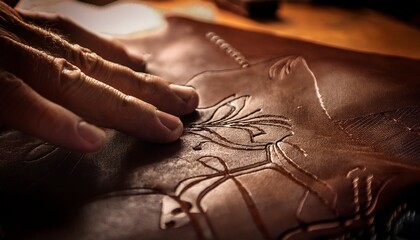 Crafting beauty from the forest's bounty.  