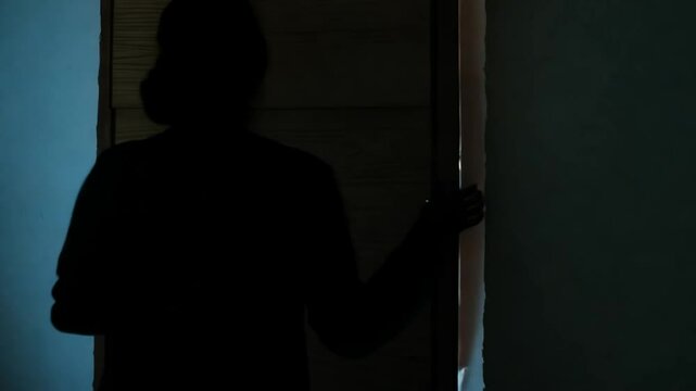 Man Opening Door, New Beginning