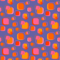 Vector - colorful square seamless pattern, small.