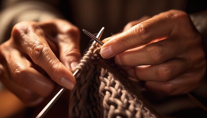 Obraz premium A moment of tranquility in every stitch. 