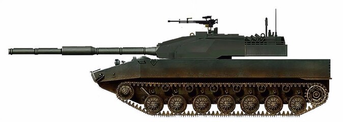MBT concept based on the 2S25 chassis, with a new turret and 125mm gun © Tikros