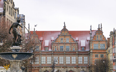 Winter Gdansk - colourful city with charm and port atmosphere 