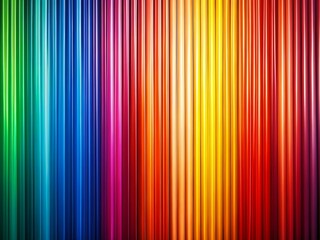 Obraz premium Vibrant Vertical Lines Background with Blank Space for Text - Colorful Abstract Stock Photo