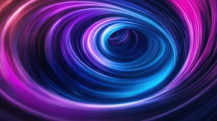 Vibrant swirling abstract pattern of blue and purple hues creating a dynamic visual effect