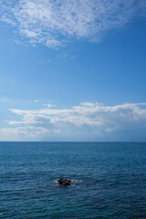 Obraz premium beautiful seascape and cloudy sky