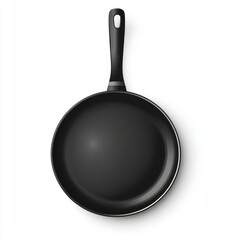 Non Stick Frying Pan Cookware Kitchen Utensil for Cooking and Food Preparation Realistic Illustration
