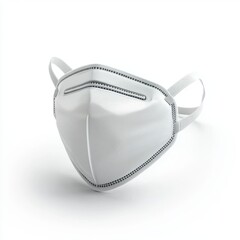 Protective Surgical Mask For Healthcare Providers During Medical Procedures In Clean White Style