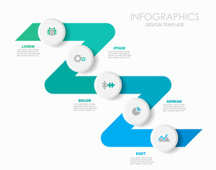 Infographic design template with place for your data. Vector illustration.