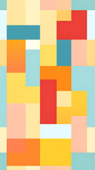 abstract blocks pattern geometric shapes design poster background