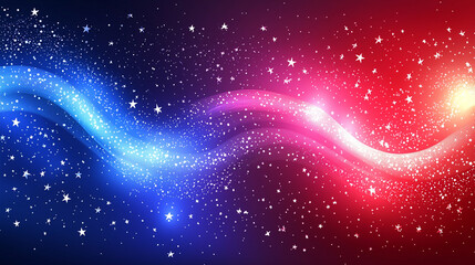 Fototapeta premium Cosmic Wave Abstract Background