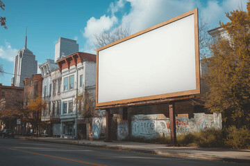 Obraz premium Billboard mockup in the city