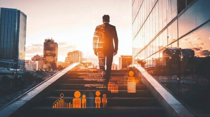 Perseverance Illustrated with a Climber’s Journey Upward