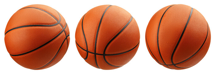 Basketball Ball isolated on white background, full depth of field