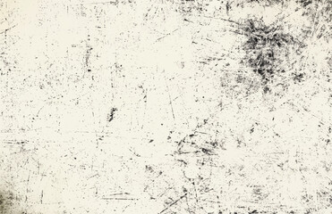 Distressed black scratches and grunge texture on a beige vintage background. Perfect for overlays and design projects.