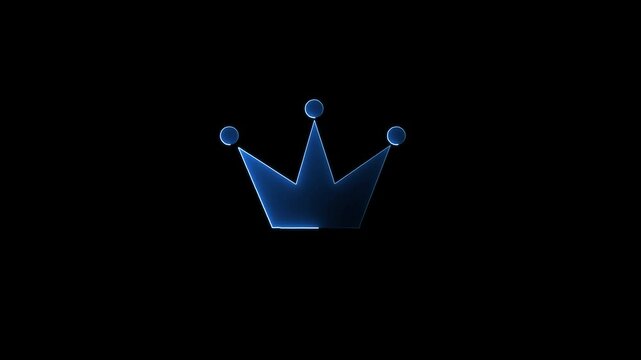 Neon king queen crown animated king queen crown icon neon logo icon luxury. Golden crown floating on a green screen background, crown of thorns on the table, queen king crown over wooden table created