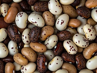 Obraz premium A colorful array of beans, perfect for texture and design inspirations.
