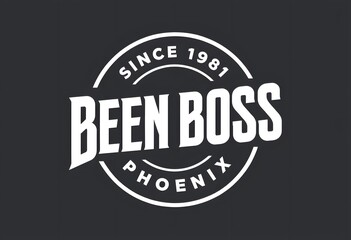  Bold Been Boss Logo Design with Arizona Since 1981 Emblem