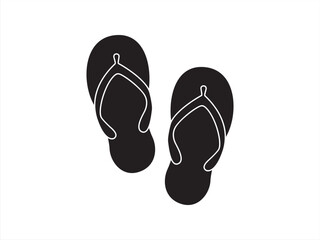 shoes, slippers icon vector isolated white