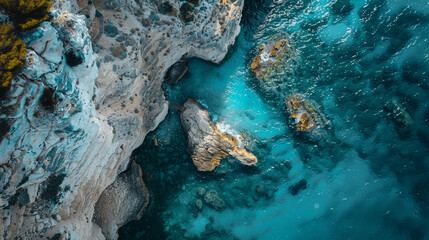 Turquoise waters of Navagio Beach, Zakynthos, Greece, iconic shipwreck cove