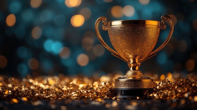 Trophy Raining Background